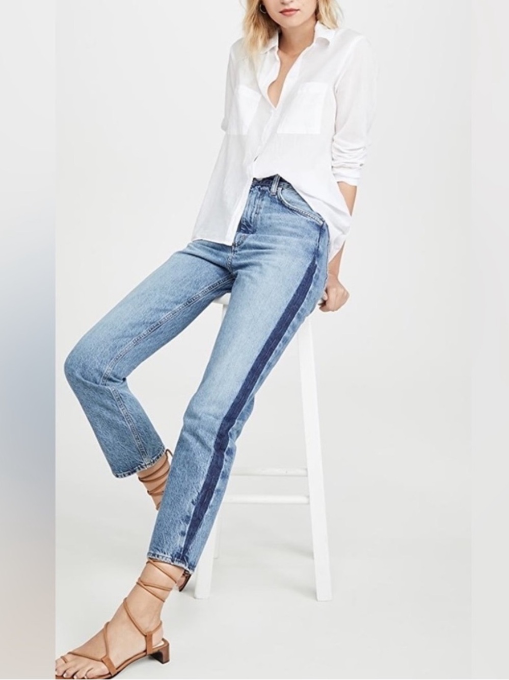 Agolde 90s Pinch Waist Denim Jeans in Queue Size 29